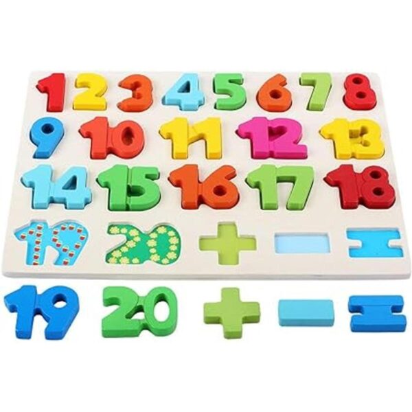 QZMTOY Rompecabezas educativos de madera con formas de_5