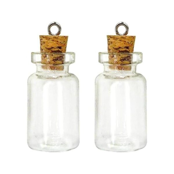 LEFV Mini botellas de cristal de 1.0 in con mensaje del_5