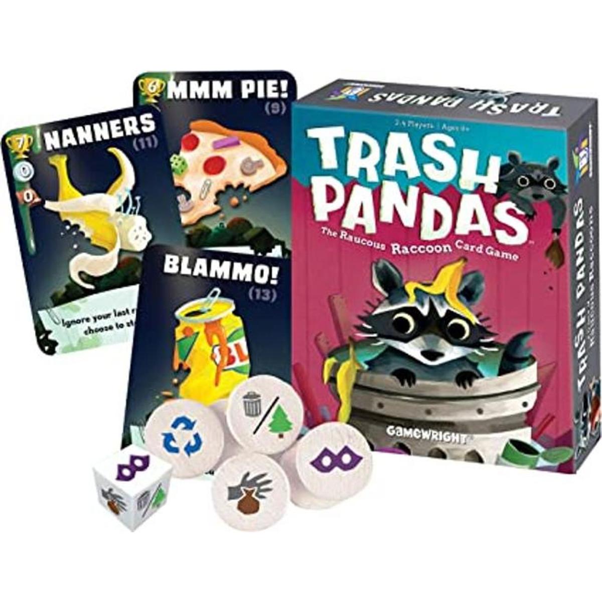Gamewright Trash Pandas El juego de cartas Raucous