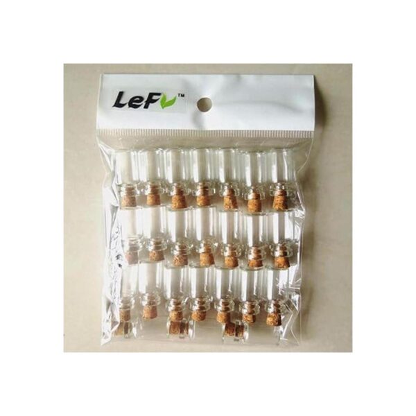 LEFV Mini botellas de cristal de 1.0 in con mensaje del_4