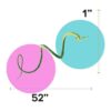 Boley Jumbo Snakes Juego de 4 juguetes de serpiente falsa_5