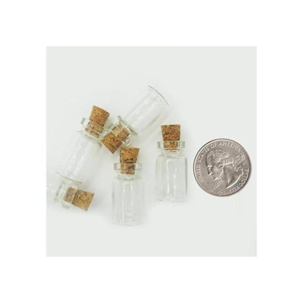 LEFV Mini botellas de cristal de 1.0 in con mensaje del_2
