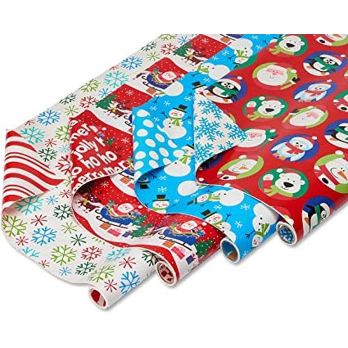 American Greetings Papel de regalo de Navidad y papel de