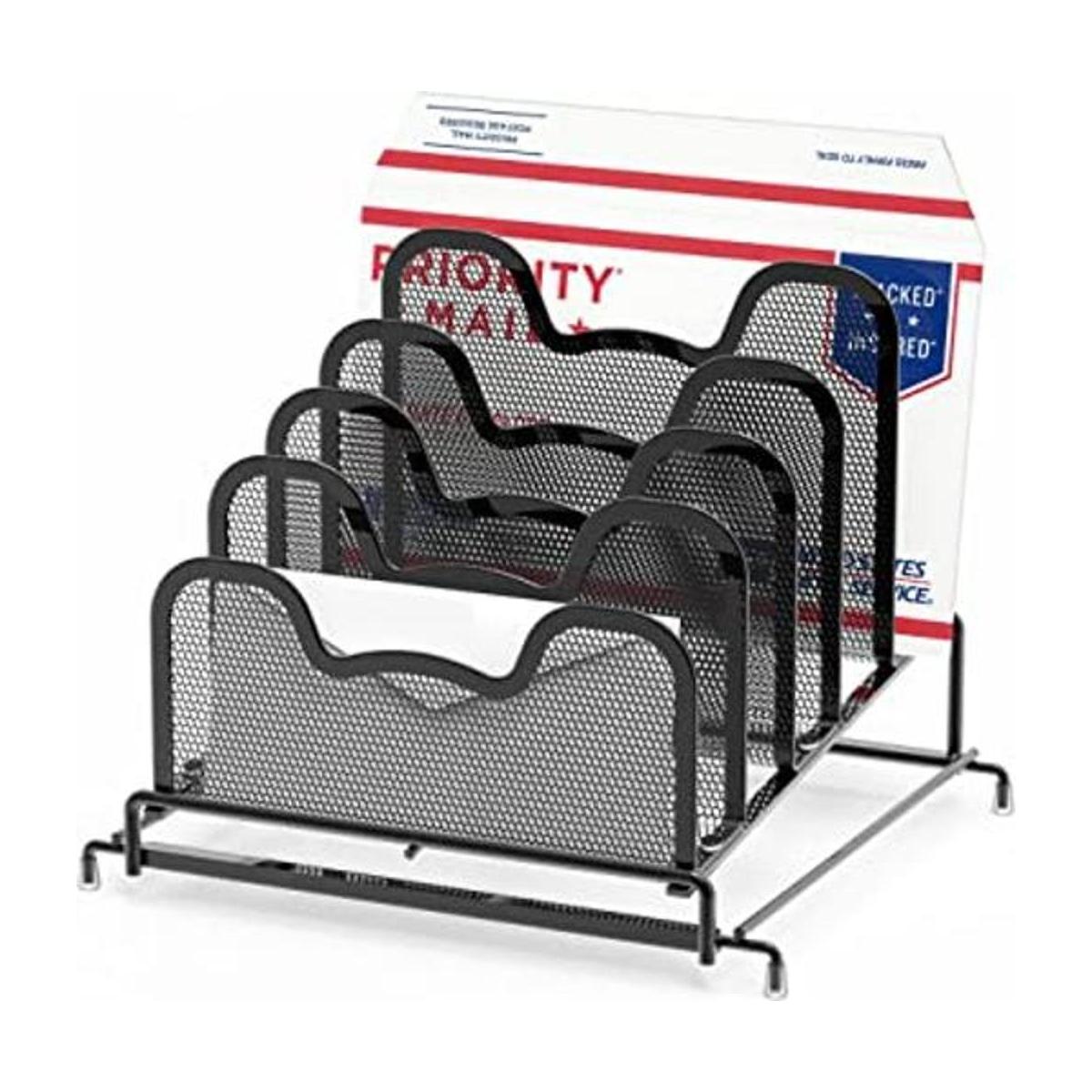 SimpleHouseware Organizador de archivos 5 secciones