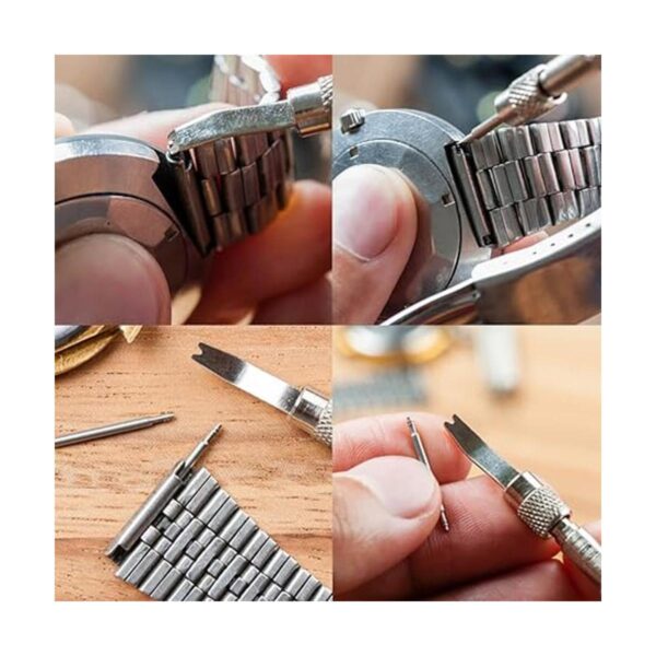Anezus Kit de removedor de eslabones de reloj con barra
