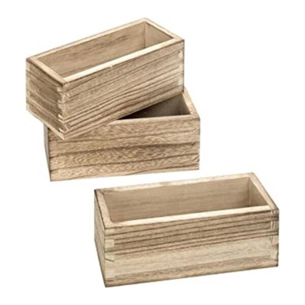 MyGift Soporte magnético de madera rústica con antorcha_1