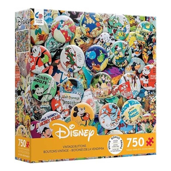 Ceaco Disney Botones vintage Rompecabezas de 750 piezas_3