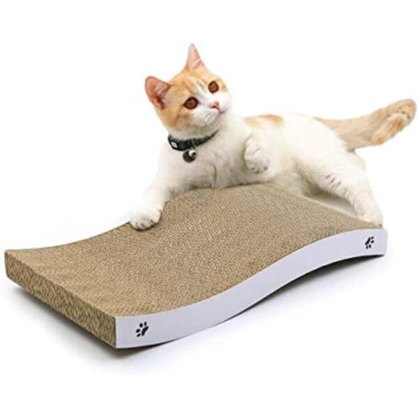 Coching Rascador de cartón para gatos con diseño de_1