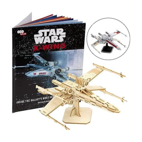 Star Wars XWing Kit de rompecabezas de madera 3D y figura_2