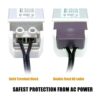 PLUSPOE Tira de luz LED regulable de 50 W 2A magnética