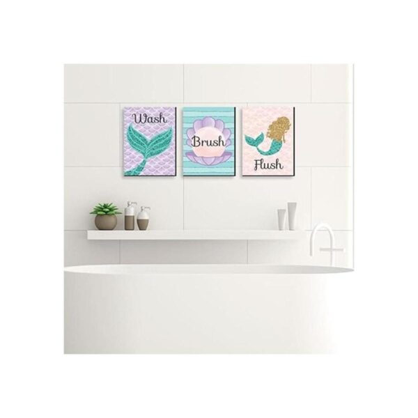 Big Dot of Happiness Lets Be Mermaids Arte de pared_2