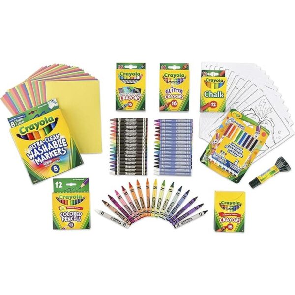 Crayola Super Art Kit para colorear de 100 unidades