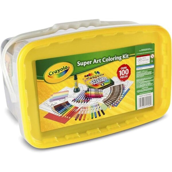 Crayola Super Art Kit para colorear de 100 unidades