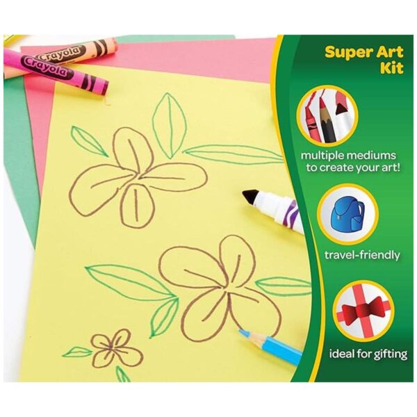 Crayola Super Art Kit para colorear de 100 unidades