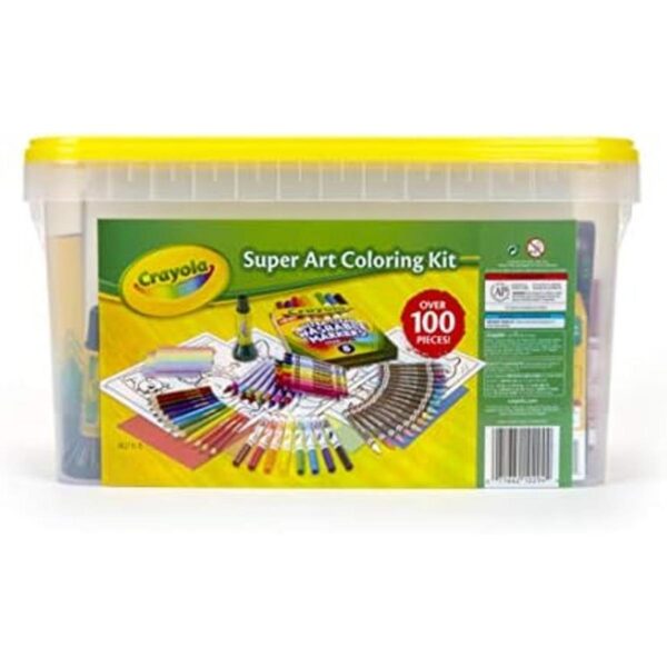 Crayola Super Art Kit para colorear de 100 unidades