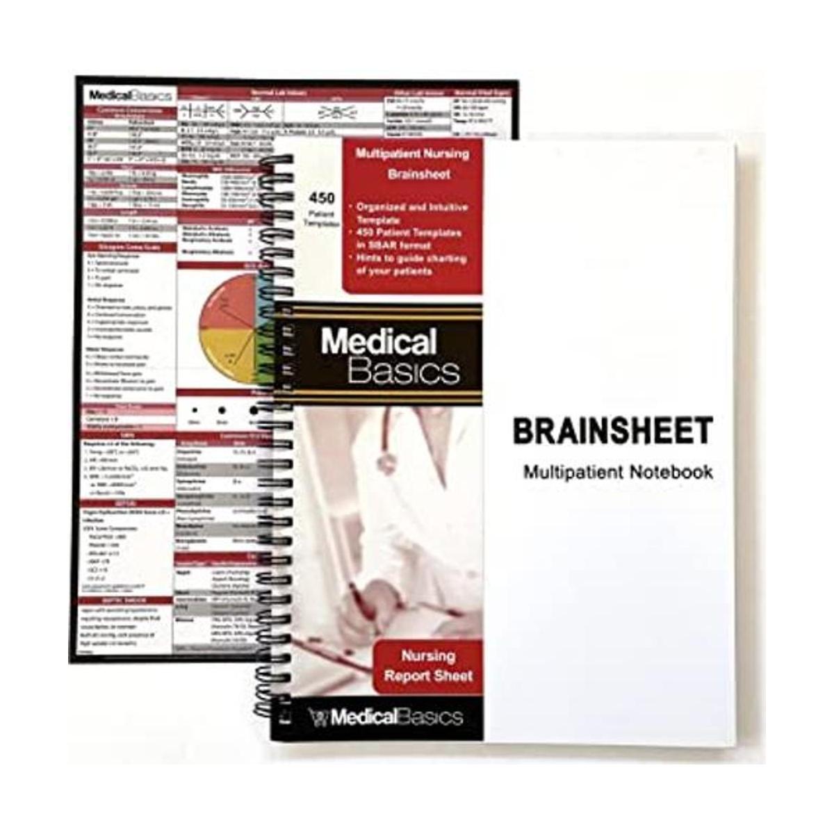 Cuaderno de enfermería para pacientes múltiples hoja de