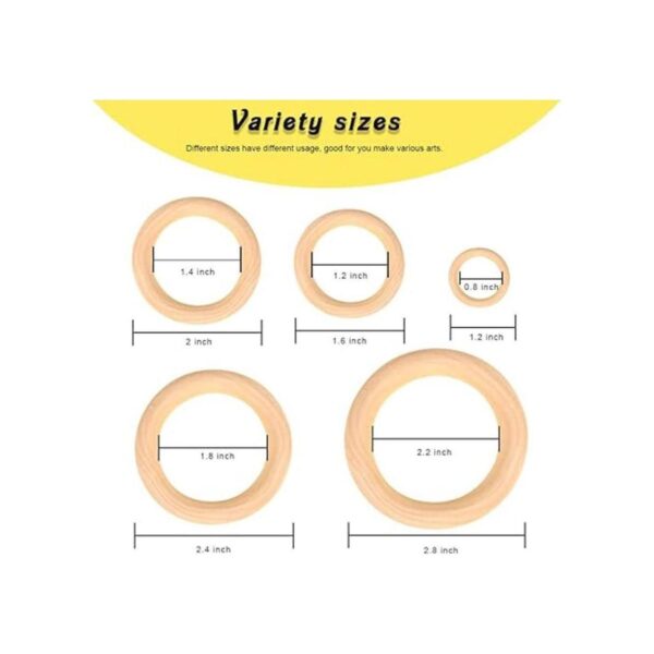 Bestsupplier 50 anillos de madera maciza sin terminar_2