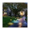 Luces solares de jardín al aire libre decorativo mosaico