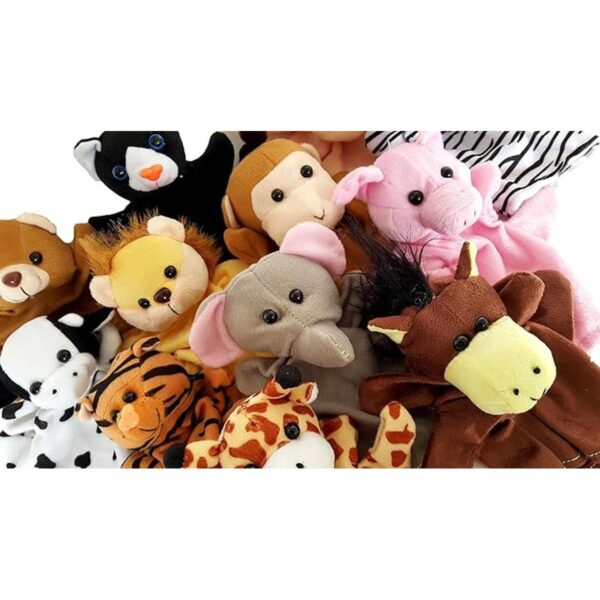 Perros de peluche con cachorros perros de neón de_3