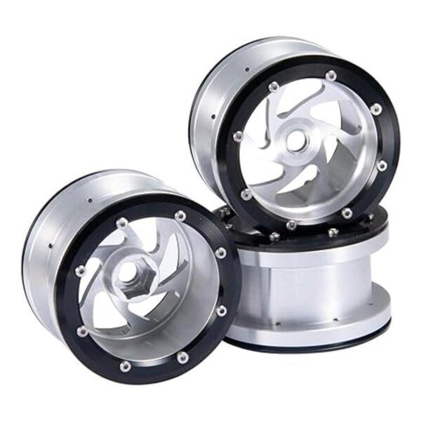 RCLIONS Llantas de metal de aluminio con bloqueo de_2