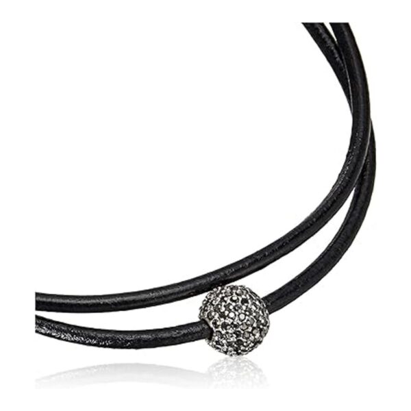 Lucky Brand Gargantilla de cuero plata talla única_2
