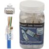 Conector de paso RJ45 CAT6 CAT6A paquete de 100 para_1
