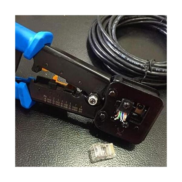 Herramienta de crimpado RJ45 Ethernet Pass Thru Crimpadora