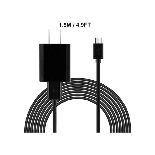 Dericam Cargador de pared micro USB de 5 V 1 A cable de