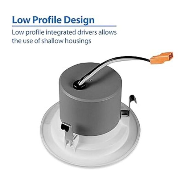 NICOR Lighting DCR41061202KWH Foco empotrable LED de 4.0_5
