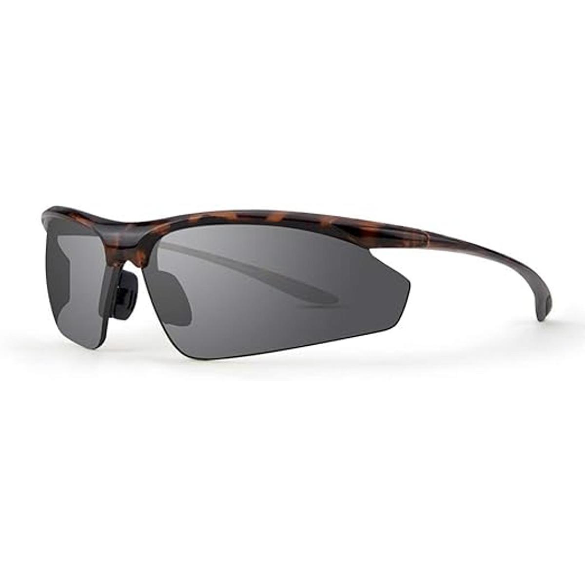 Epoch 6 Gafas de sol deportivas con marco de tortuga y