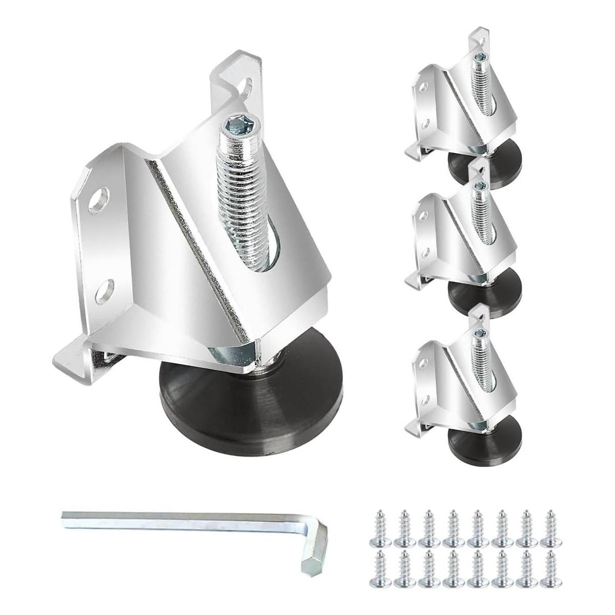 POWERTEC 71136 Kit nivelador de patas resistente