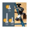 POWERTEC 71173 Kit de accesorios de pista en T con