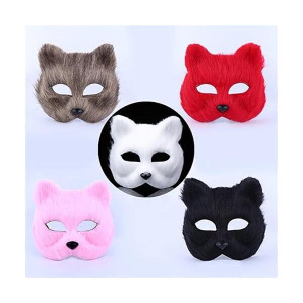 LUOEM Máscara de animales Hallween máscara de zorro de