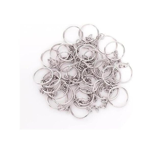Selizo 120 ganchos giratorios y llaveros con cadena para