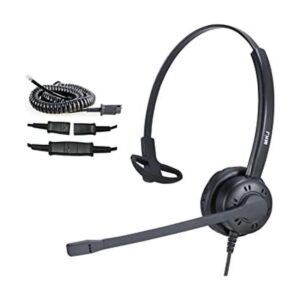 Auriculares de teléfono de oficina con micrófono con