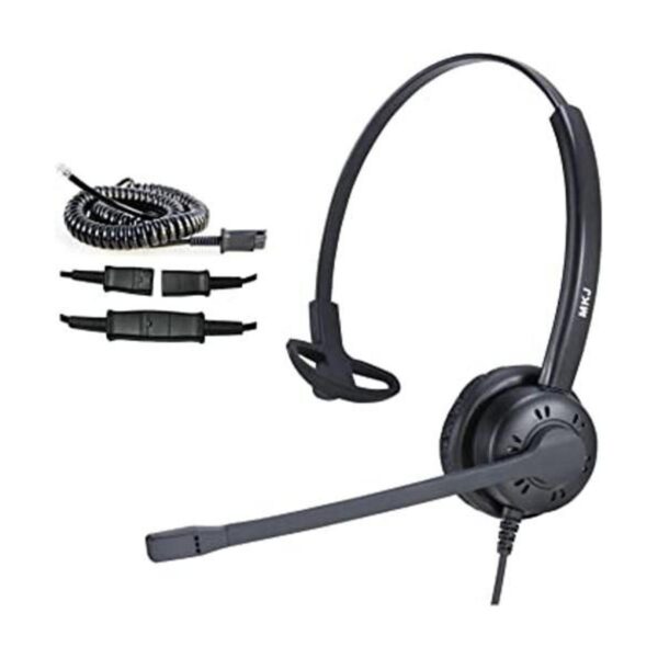 Auriculares de teléfono de oficina con micrófono con