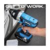 NEIKO 10878A Llave de impacto inalámbrica de 20 V 12