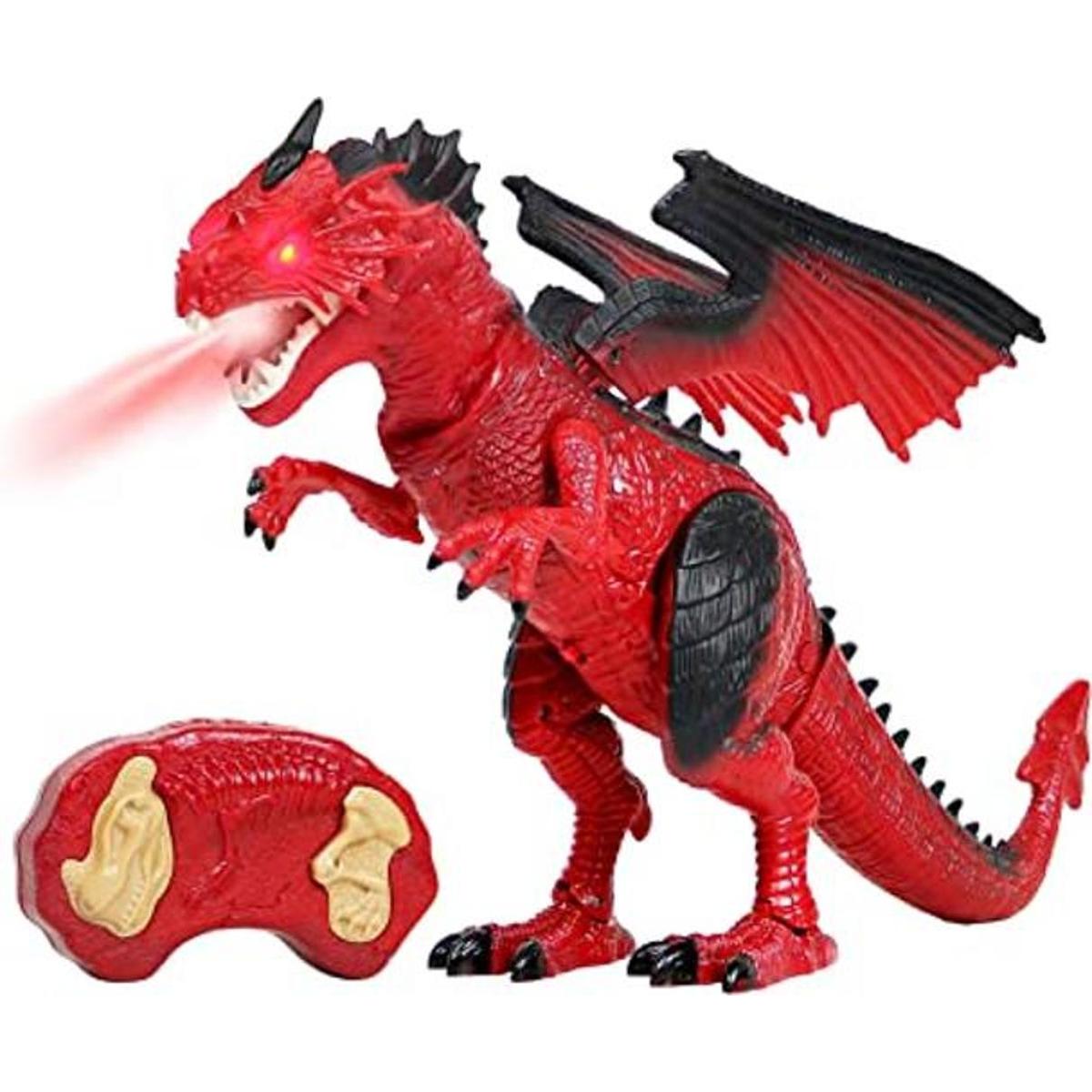 Juguete de dinosaurio Kiddie Play con control remoto humo