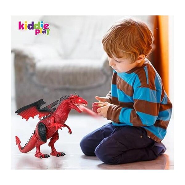 Juguete de dinosaurio Kiddie Play con control remoto humo_3