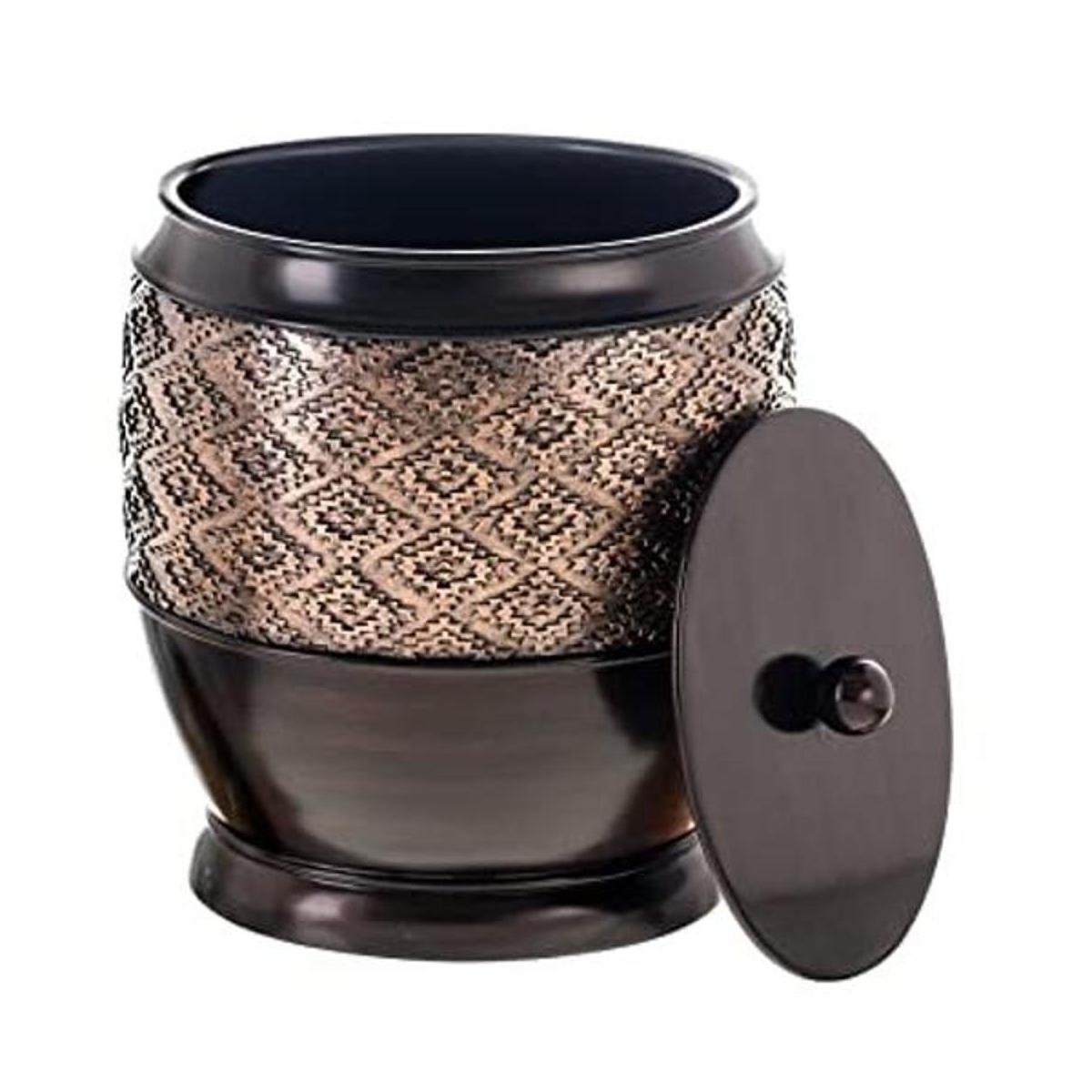 Creative Scents Dublin Cubo de basura pequeño con tapa
