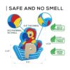 Juguetes de baño de espuma no tóxica para niños y niñas_5