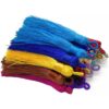 PAMIR TONG Borlas de seda de rayón chino 3.1 in hechas