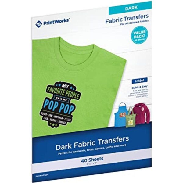 Printworks Transferencias de camisetas oscuras para