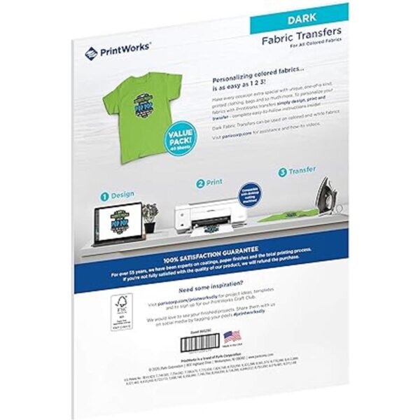 Printworks Transferencias de camisetas oscuras para