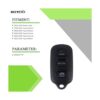 SCITOO Llavero remoto de entrada sin llave compatible con_2