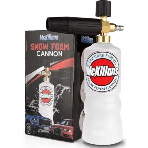 McKillans Foam Cannon Lavadora a presión ajustable de