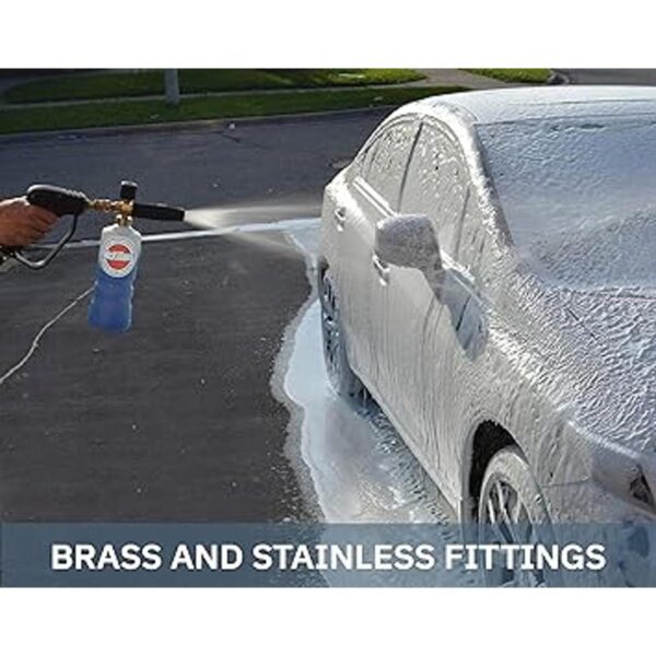 McKillans Foam Cannon Lavadora a presión ajustable de