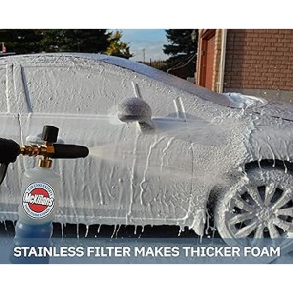 McKillans Foam Cannon Lavadora a presión ajustable de