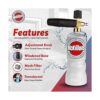 McKillans Foam Cannon Lavadora a presión ajustable de