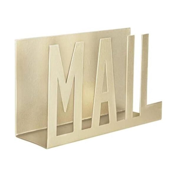 MyGift Moderno organizador de metal de latón para encimera_1